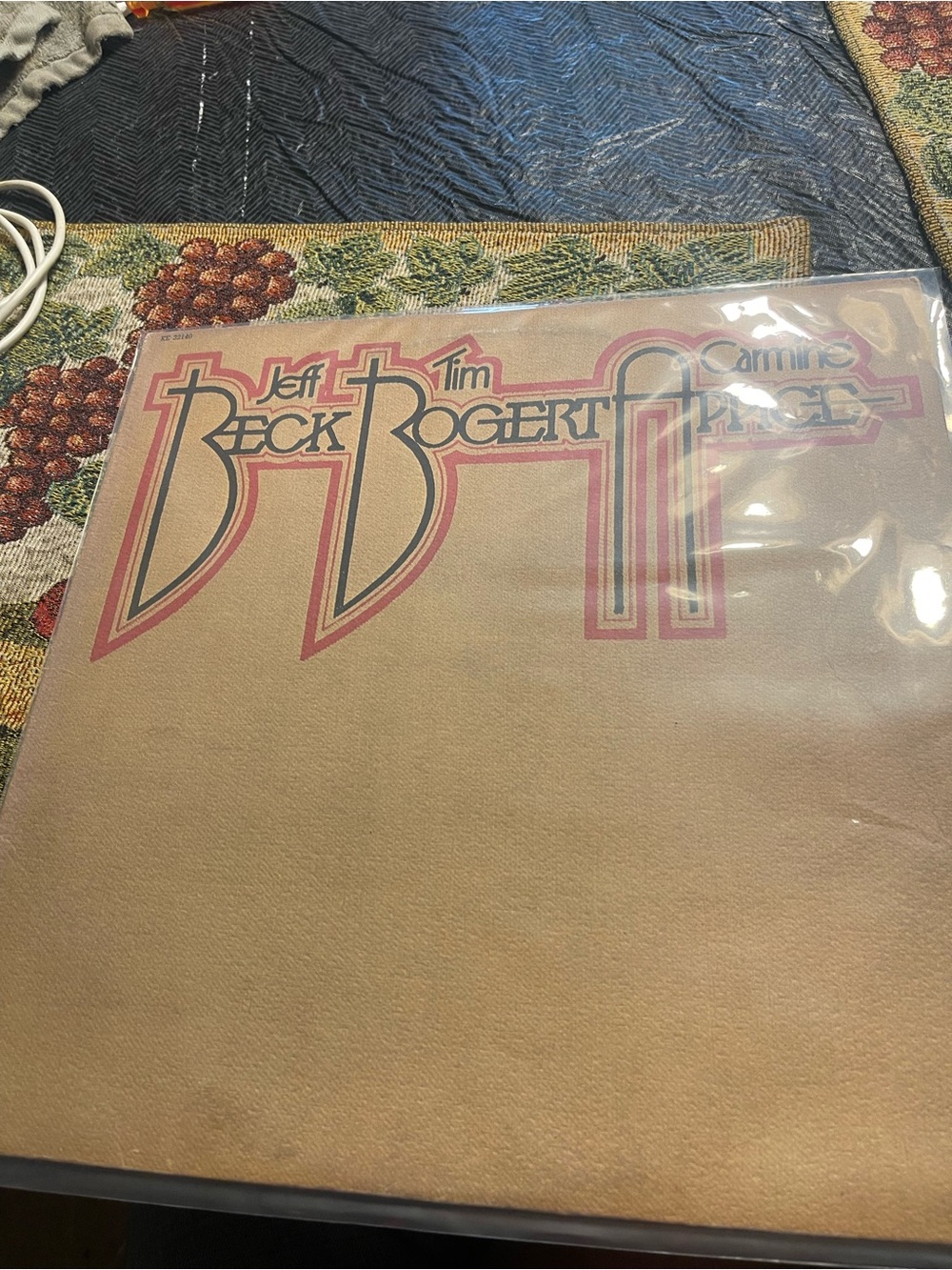 Jeff Beck Bogert & Appice Self-Titled Vinyl LP 1973 KE 32140 Epic VG+ to EX